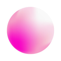 Gradient round geometric shape
