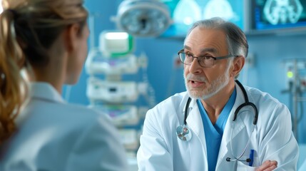 Doctor Explaining Medical Results to Patient