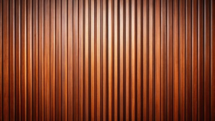 Obraz premium Rich and elegant mahogany vertical slat wall covering, mahogany, dark wood, vertical, slat, wall, covering, elegant