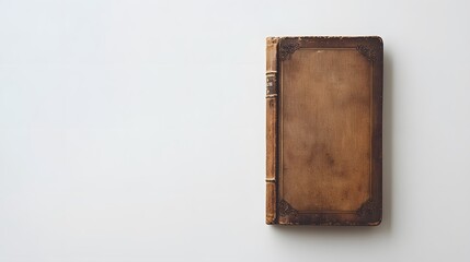 Vintage Book Cover with Ornate Detail.