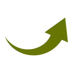 Arrow icon Isolated illustration on white background