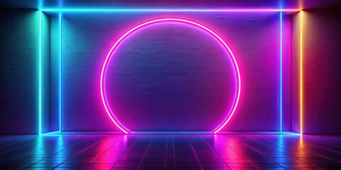 Vibrant neon background , fluorescent, glowing, colorful, vibrant, neon lights, abstract, electric, backdrop, vibrant, modern