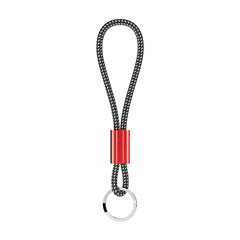 Simple Rope Keychain. 3d Rendering