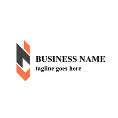 Illustration of Elegant Initial CN or NC Vector Logo for Your Business