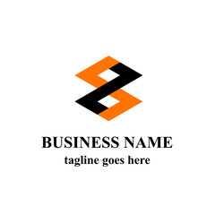 Illustration of Creative Initial SZ or 8 or Infinity Vector Logo for Your Business