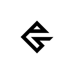 ES square logo, simple line modern sleek and minimalist