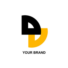 Illustration of Creative Initial DD or DB Vector Logo for Your Business
