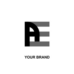 Illustration of Creative Initial AE Vector Logo for Your Business