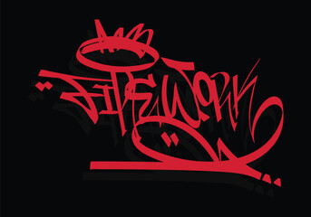 FIREWORK graffiti tag style design
