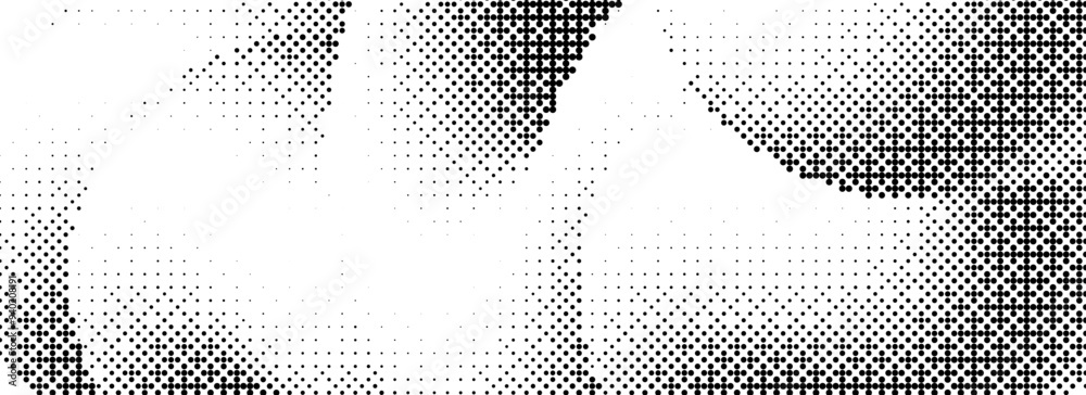 Poster pixelated curved gradient shape. comic dither undulate texture background. liquid squiggling form fo
