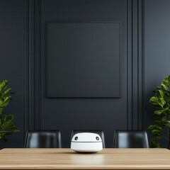 Competitive analysis, augmented reality market positioning, high-tech boardroom, sleek business strategy