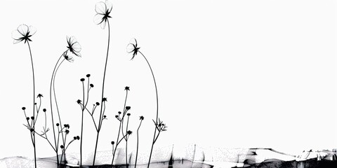 Fototapeta premium grass and flowers