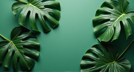 green background