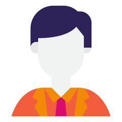 Formal Diversity Avatars icon illustration 