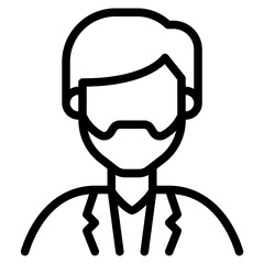 Casual Diversity Avatars icon illustration 