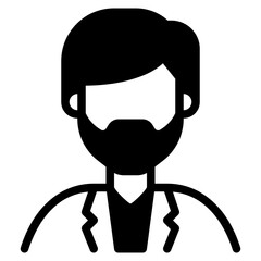 Casual Diversity Avatars icon illustration 