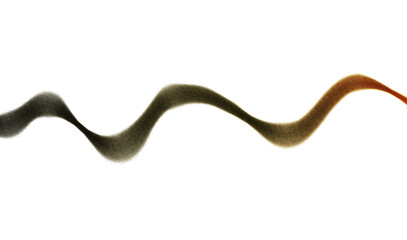 Whoosh lines curvy calligraphy Neon gradient texture bright lines texture, realistic cutout on transparent background. Spray gradient lines texture overlay.