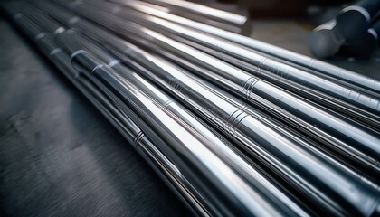 은색 금속 쇠 막대기