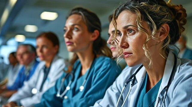 Physicians talking about questionable findings
