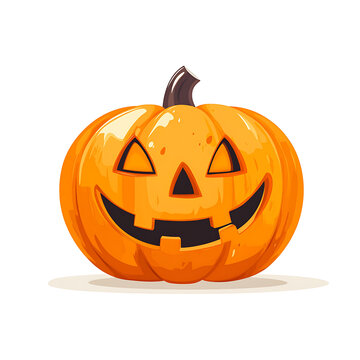 recommend clip art: Smiling Jack-O-Lantern Pumpkin for Halloween