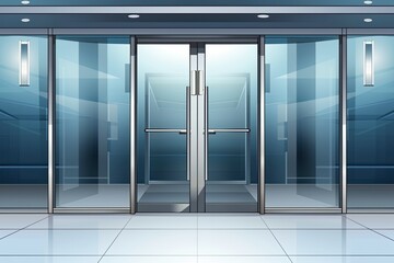 Minimalist home interior design of modern living room.