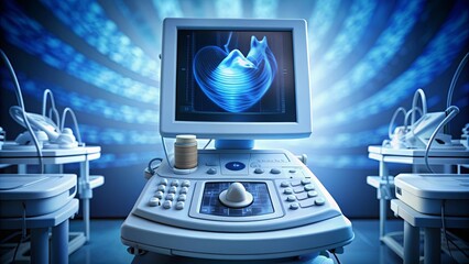 Patients undergoing echocardiograms for heart imaging, medical, healthcare