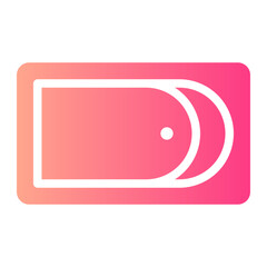 Bathtub gradient icon