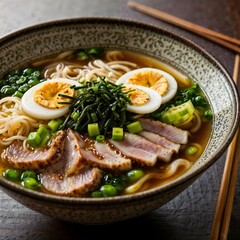 Hearty Bowl of Traditional Ramen