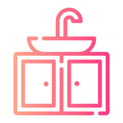 sink gradient icon
