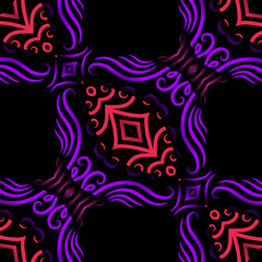 Seamless pattern Traditional Indonesian batik for decorating tile designs, walls, floors and commercial textile products