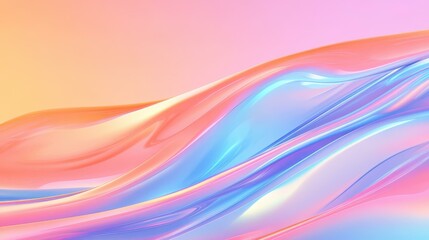 Fototapeta premium Explore a dreamy, vibrant background with iridescent hues and smooth textures that bring depth to your designs.