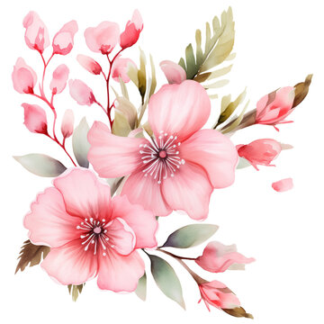 bouquet of pink flowers