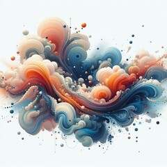 abstract background with swirls