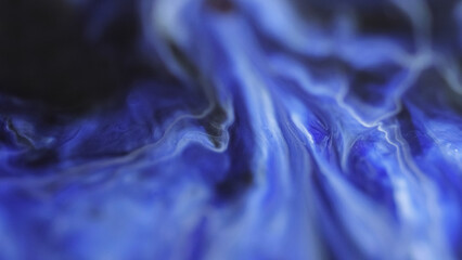 Blur splash. Paint wave. Defocused blue white black color mist texture fluid spill blend flow...