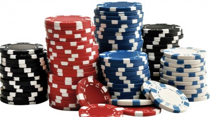 Fototapeta premium gambling chips and dice