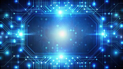 Obraz premium Digital background for technology , Abstract, futuristic, digital, computer, modern, cyberspace, futuristic, innovation