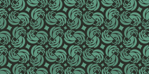 Organic motif, botanical motif background. Seamless pattern.Vector.スタイリッシュな有機的パターン