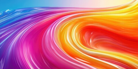Obraz premium Abstract Swirling Colors