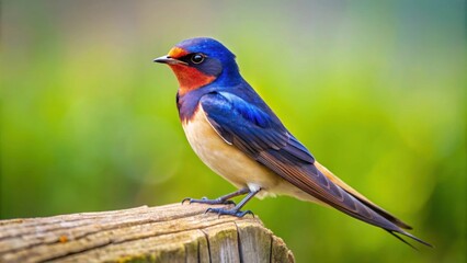 Elegant barn swallow bird in wildlife setting, swallow, bird, elegant, wildlife, nature, flying, feathers