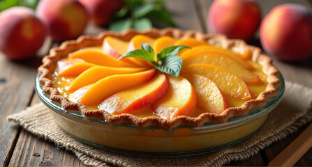 apple pie with fruit