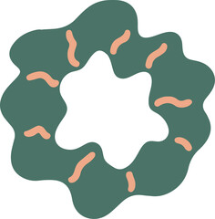 cute vector, flat illustration style of pink green ballet ballerina, seamless pattern for wallpaper design