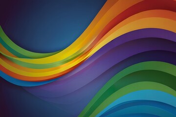 Fototapeta premium Modern orange gradient curve liquid background 