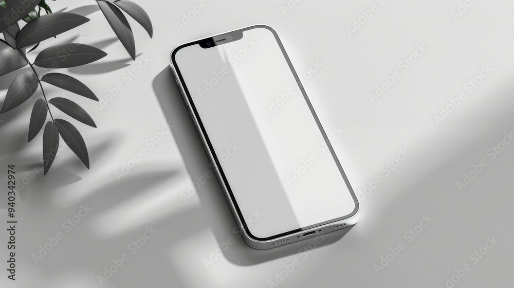 Poster isometric smartphone set collection displaying different angles including left, right, front, and to