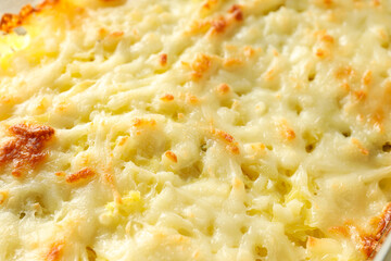 Concept of tasty and delicious homemade food - potato casserole