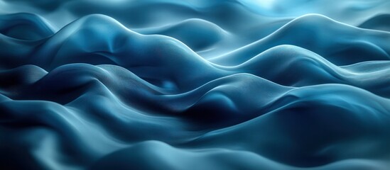 Obraz premium Abstract Blue Waves