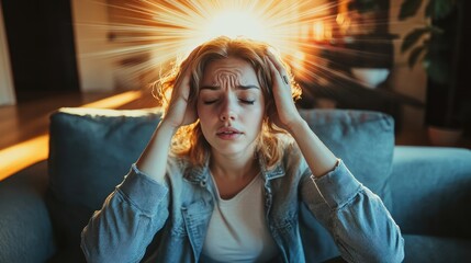 "Overwhelmed by Stress: A Visual Depiction of Mental Strain"