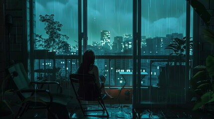 Focused female programmer working on code at a modern computer desk in a tech-savvy environment, engaged in software development and coding projects, ideal for technology, it careers, and women in ste