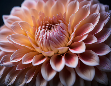 Dahlia flower tuberous perennial segmented flower