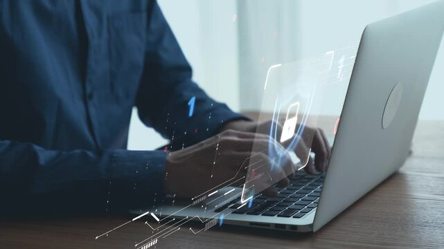 Business person explore the core of cyber security. Delve into cyber protection methods, threats, and bolster cyber security stance. Essential for navigating the cyber security age UUID