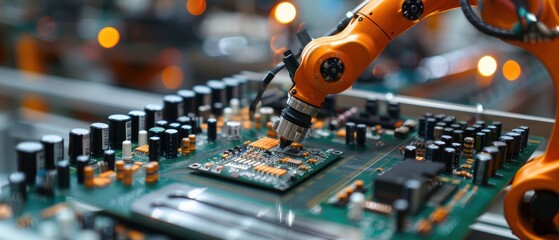 Precision Robotics: Robotic Arm Assembling Electronics with High Accuracy